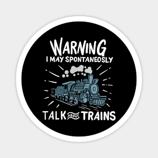 Trains Railroad Steam Engine Magnet